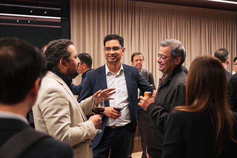 Triskele Labs representative at an Umbrella Club IT contractor networking event in Melbourne